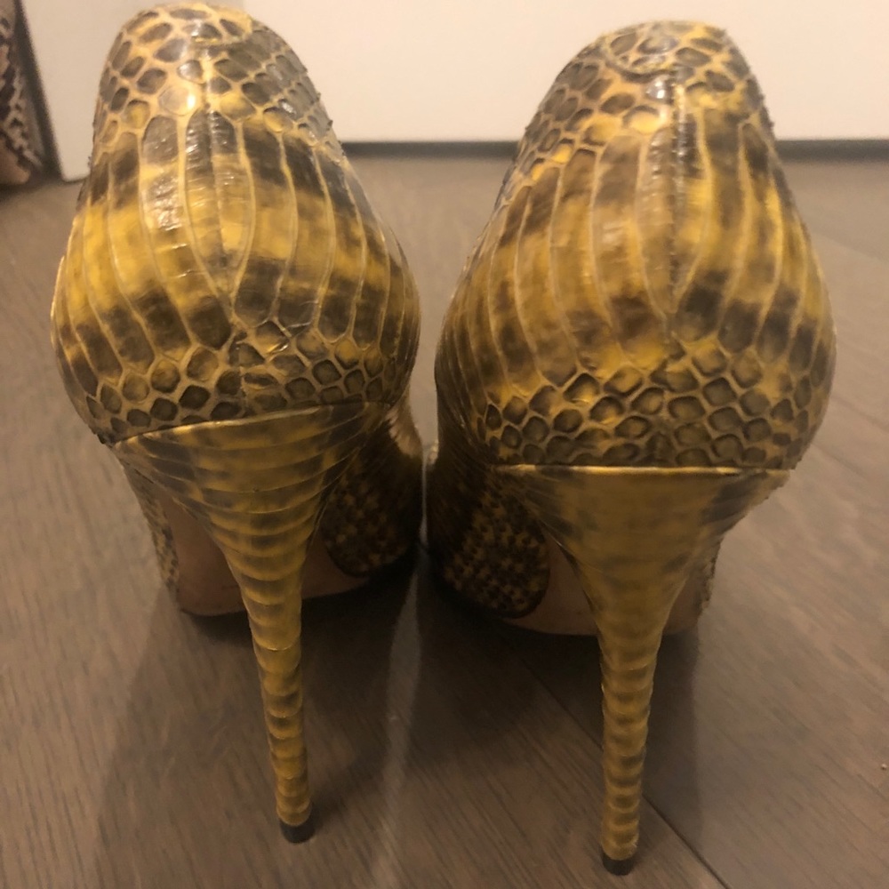 Jimmy Choo Anouk Python Leather Pumps - image 4